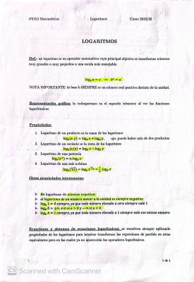 Photo of a course on  Logarithms: Definition and Properties