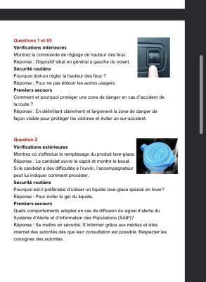 Photo d'un cours de  Vérifications et sécurité routière