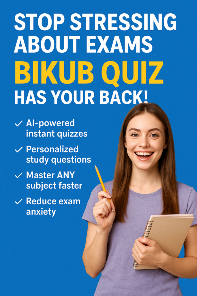 Stop Stress for study. bukub quiz