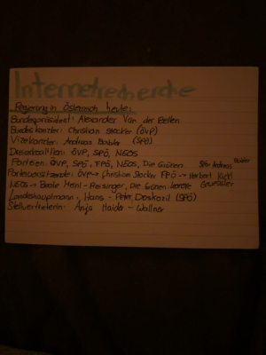 Austrian Government Overview quiz