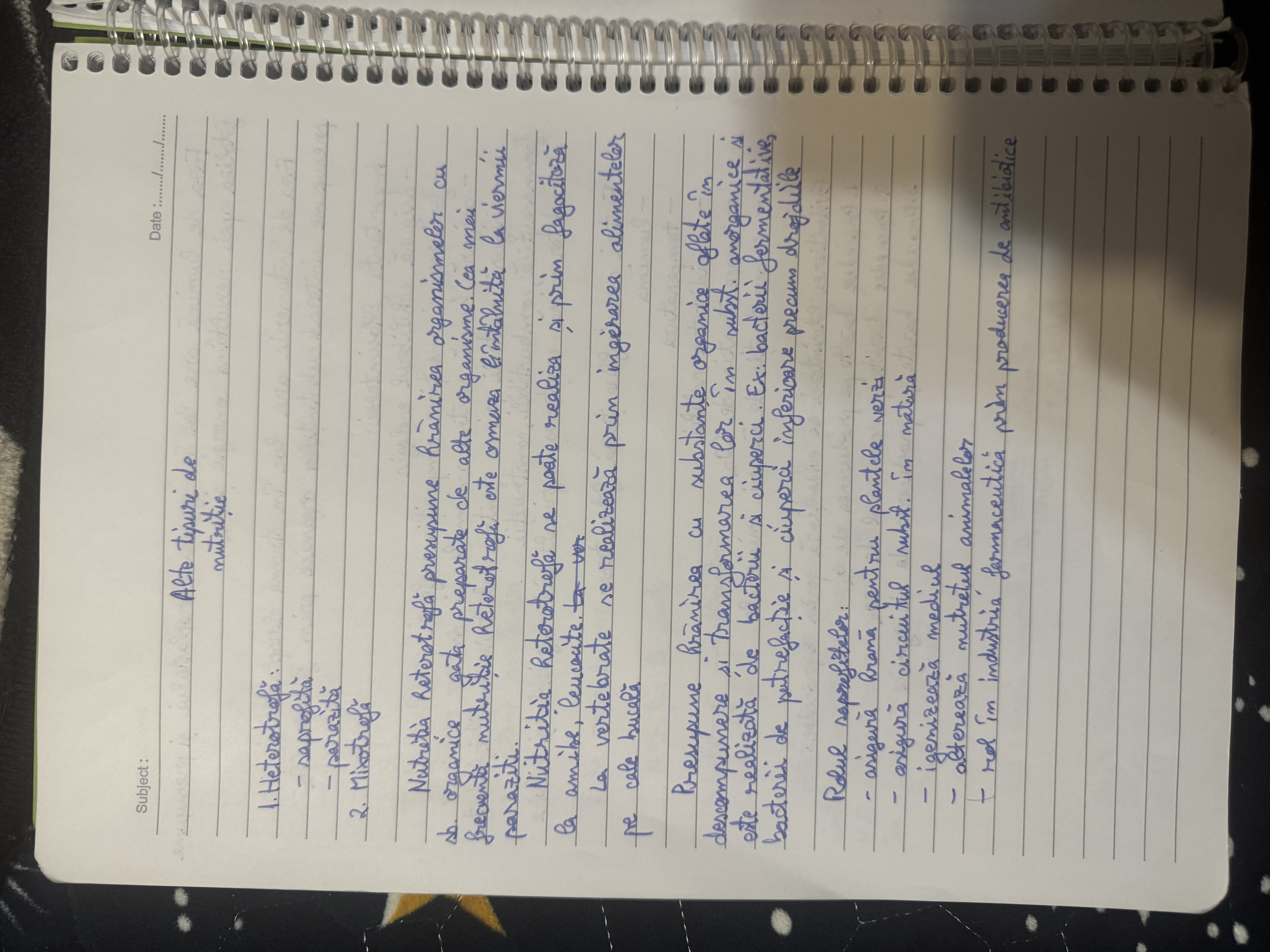 Photo of a course on  Different Types of Nutrition