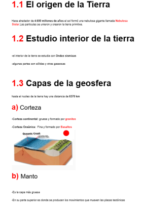 Earth's Origin and Structure quiz