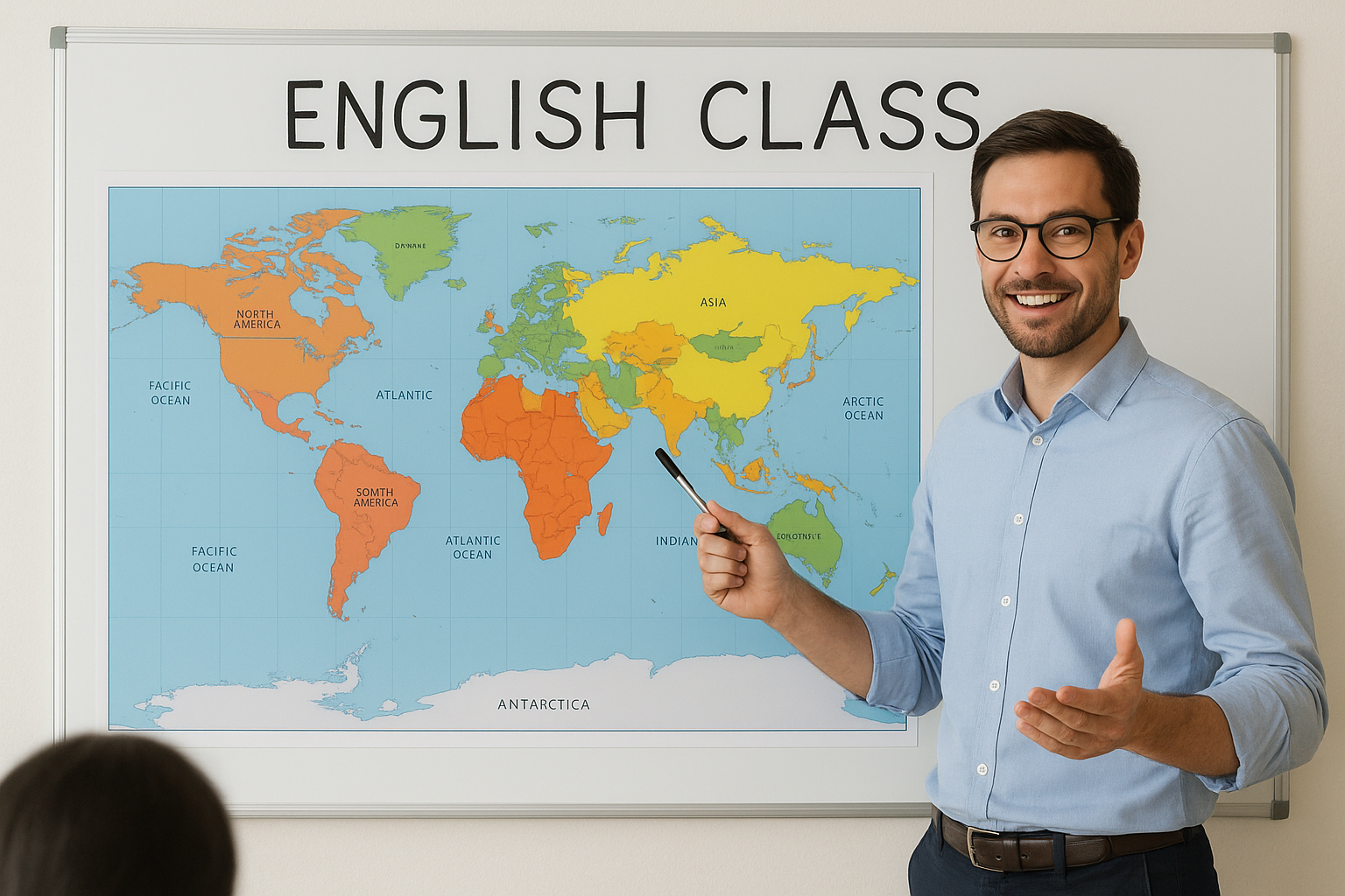 Photo of a course on  English Class with Map