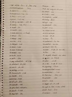 Photo of a course on  English-Hebrew Vocabulary List