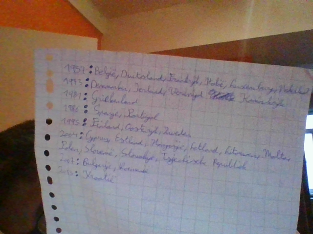 Photo of a course on  European Union Membership Timeline