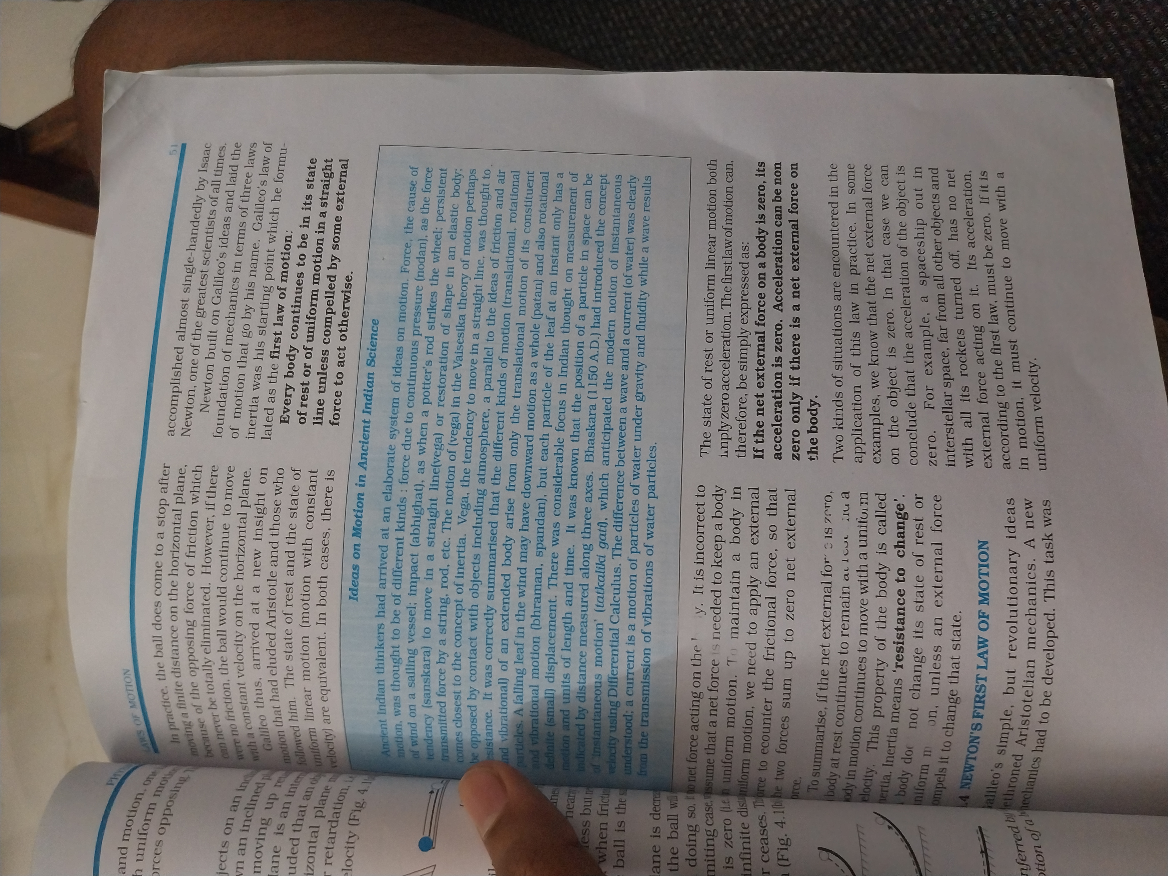 Photo of a course on  Evolution of Motion Concepts