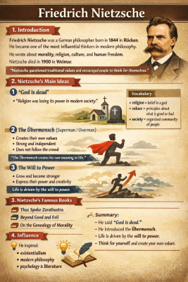 Photo of a course on  Friedrich Nietzsche's Philosophical Overview