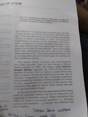 Photo of a course on  History and Development of Atomic Theory