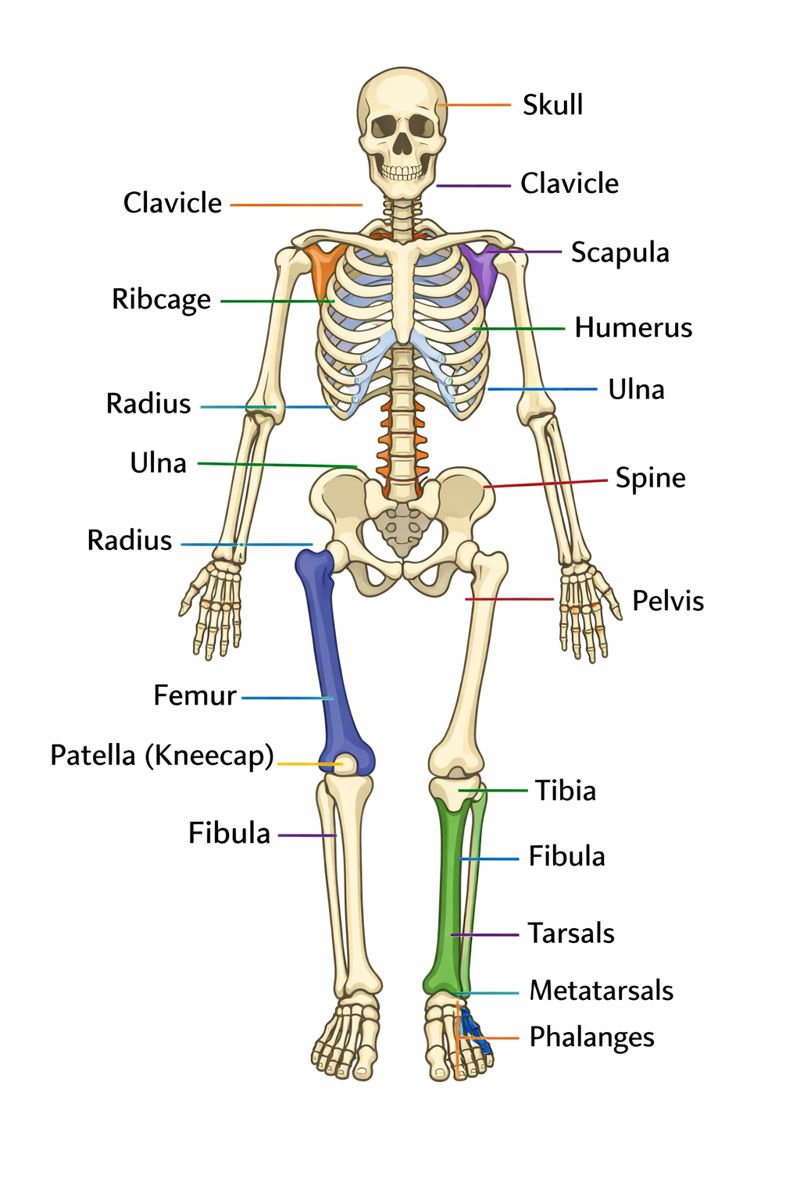 Photo of a course on  Human Skeletal System Diagram