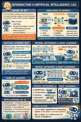 Photo of a course on  Introduction to Artificial Intelligence
