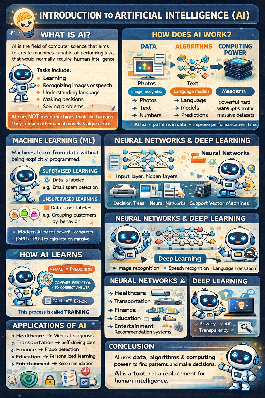 Photo of a course on  Introduction to Artificial Intelligence
