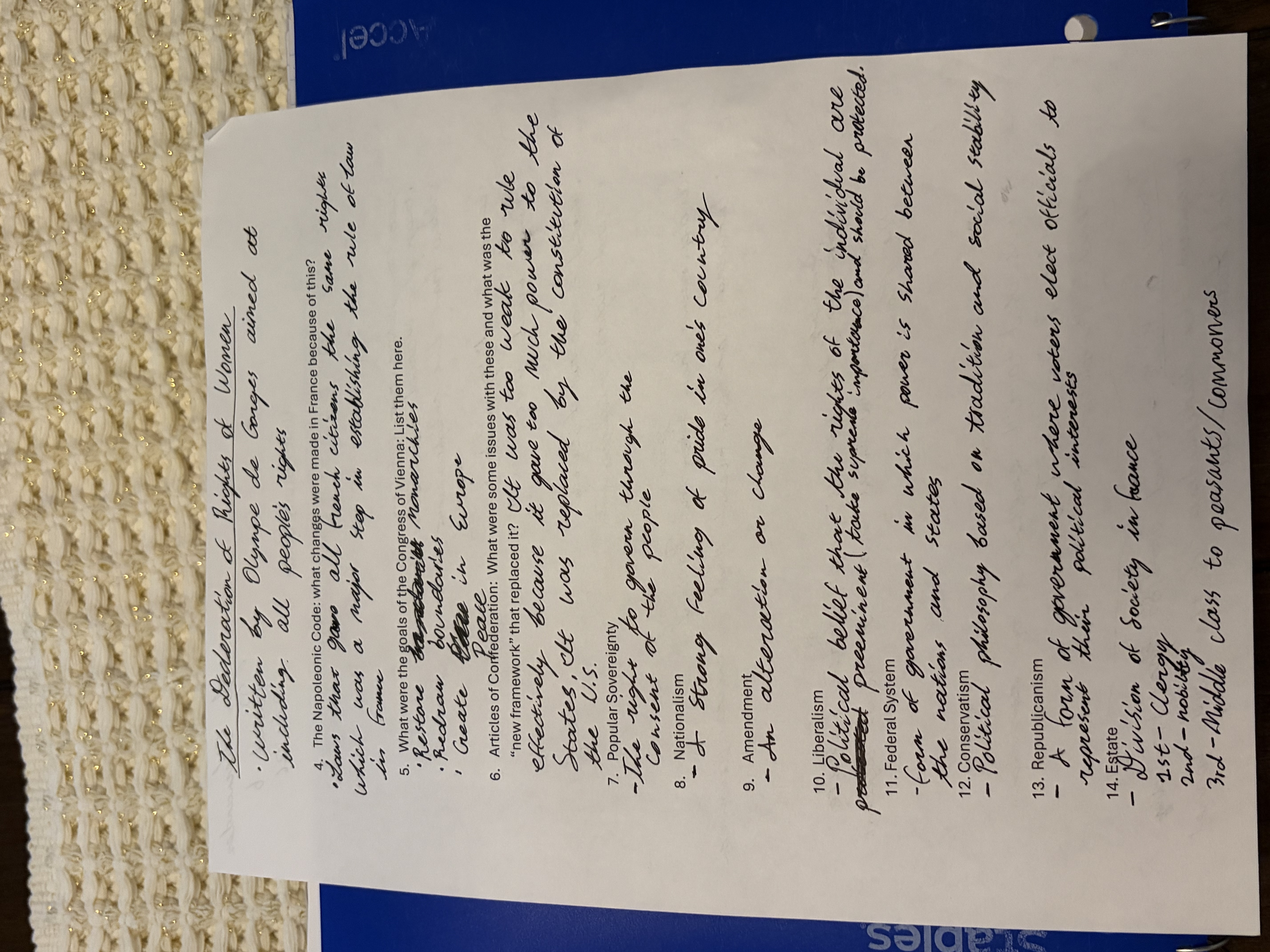 Photo of a course on  Key Historical and Political Concepts