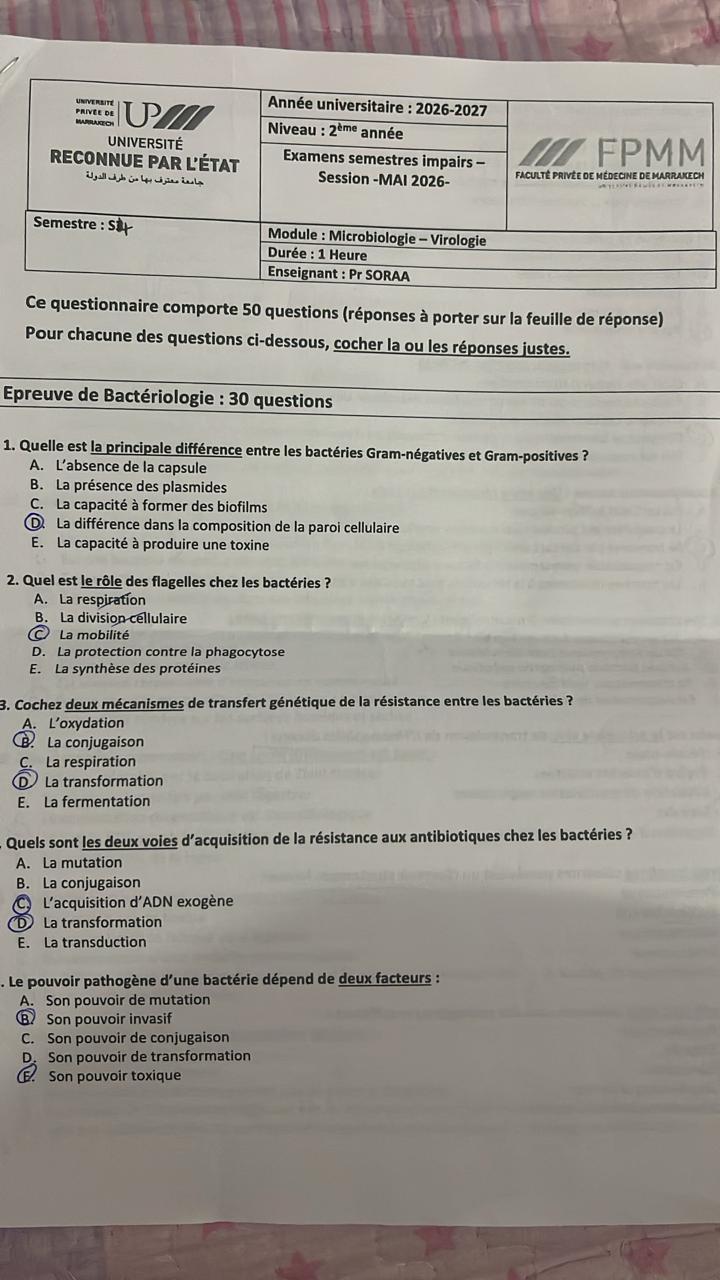 Photo of a course on  Microbiology and Virology Exam