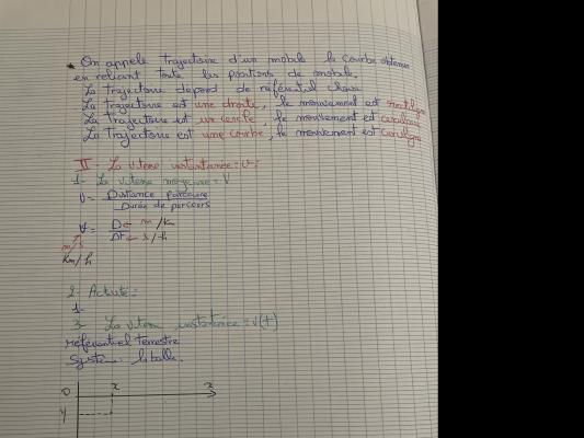 Photo of a course on  Physics: Trajectory and Velocity