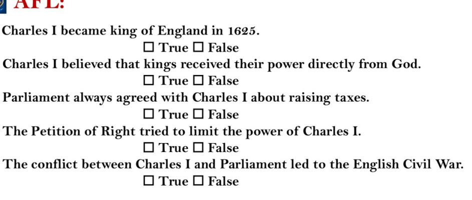 Photo of a course on  Reign of Charles I Overview