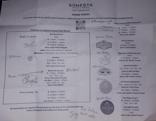 Photo of a course on  Sonesta Ocean Point Dining Guide