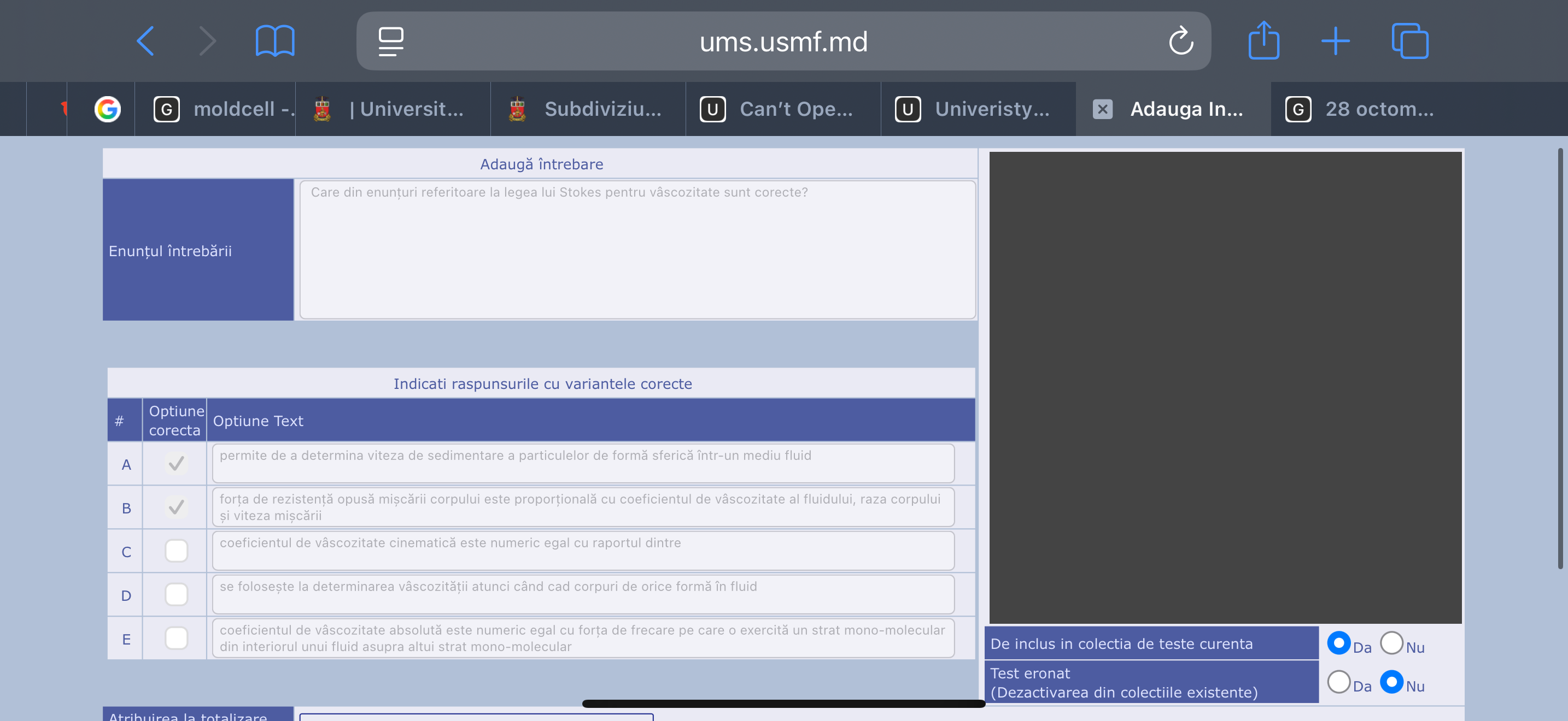Photo of a course on  Stokes' Law and Viscosity