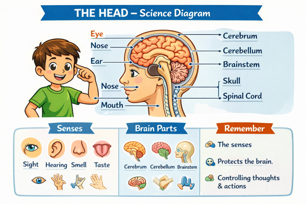 Photo of a course on  The Head - Science Diagram