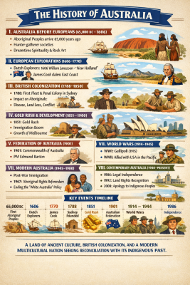 Photo of a course on  The History of Australia