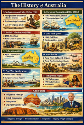Photo of a course on  The History of Australia Overview