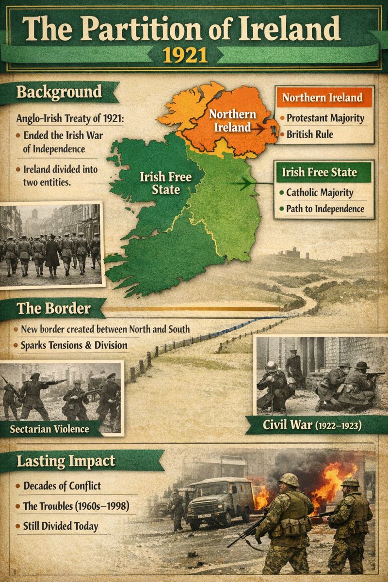 Photo of a course on  The Partition of Ireland 1921