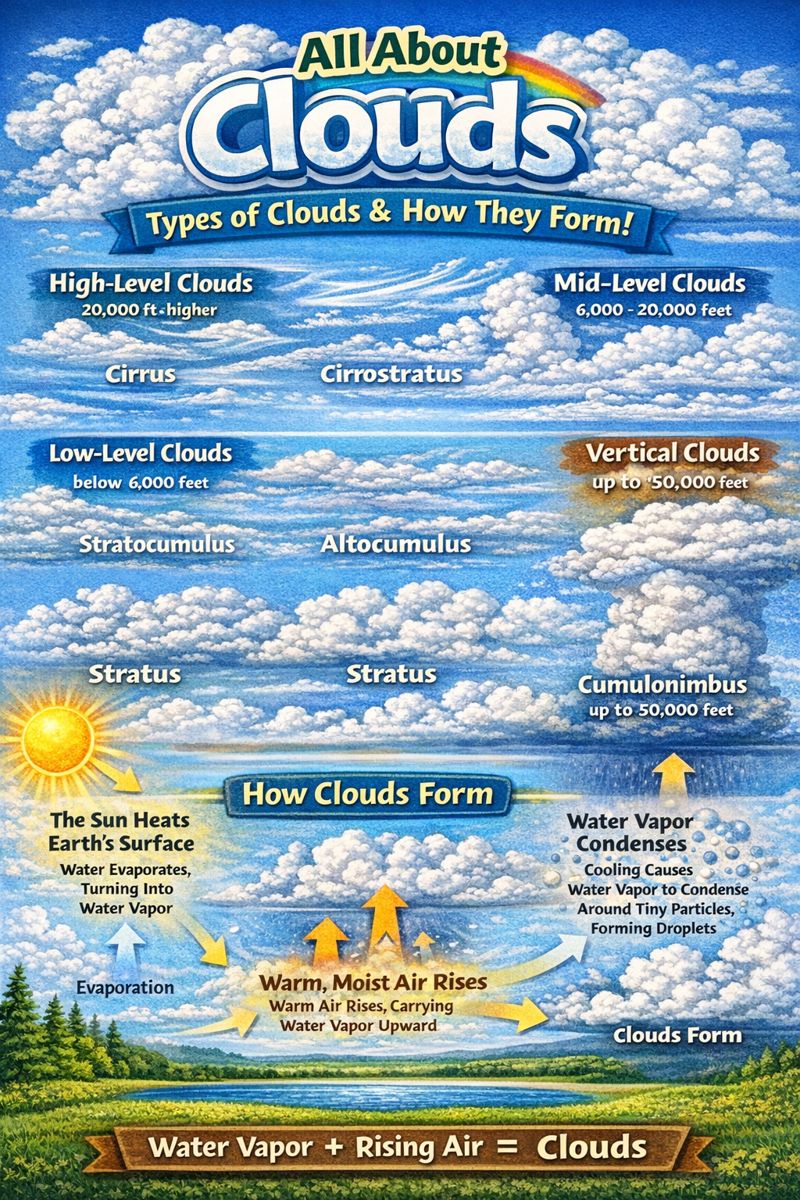Photo of a course on  Types and Formation of Clouds