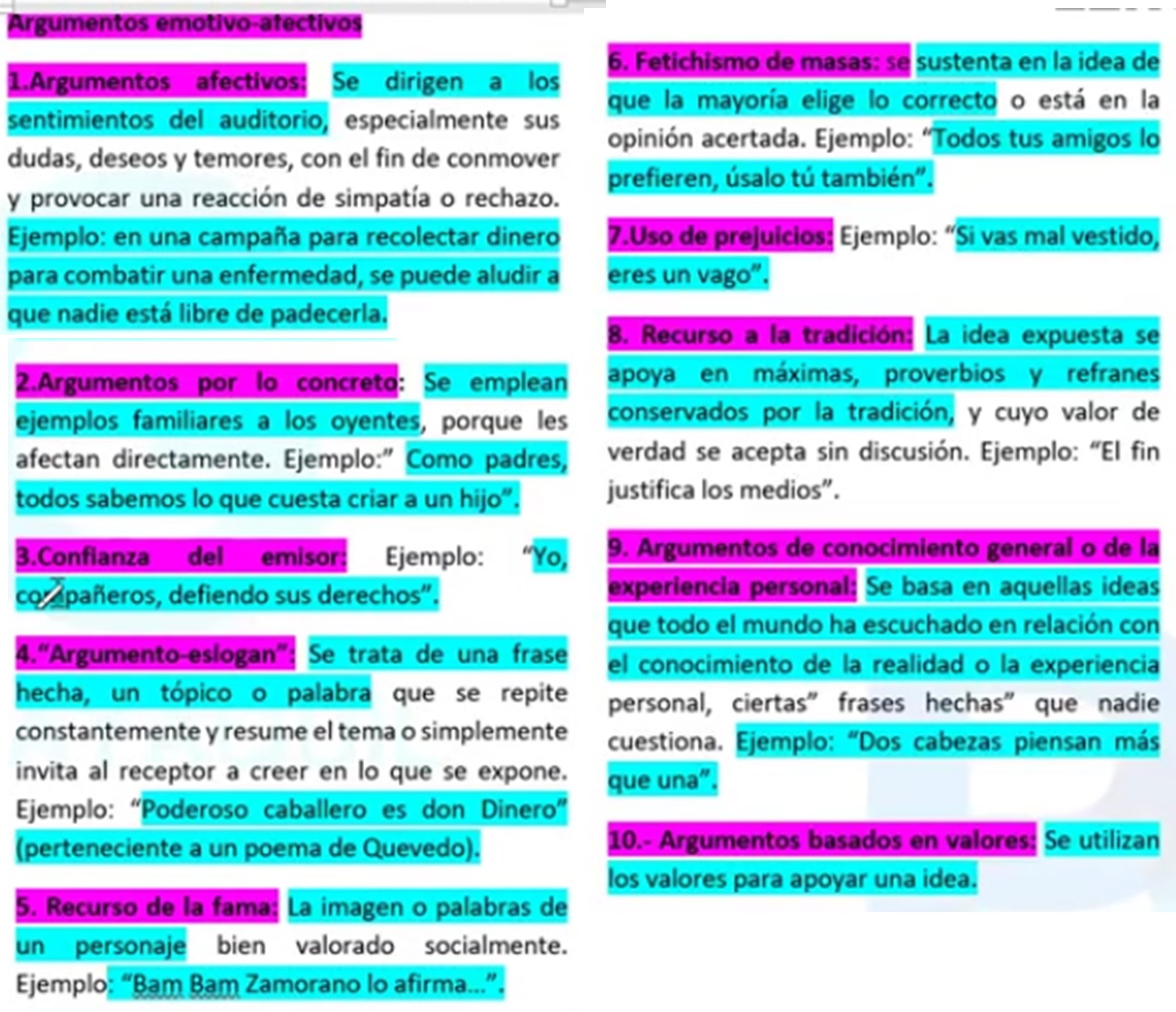 Photo of a course on  Types of Emotional Arguments