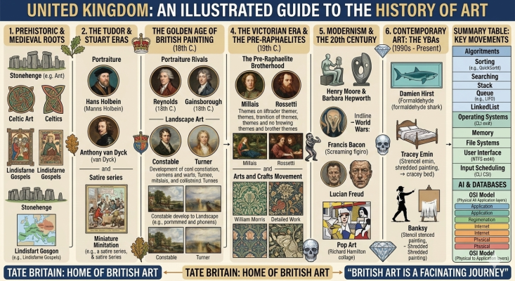 Photo of a course on  UK Art History Illustrated Guide