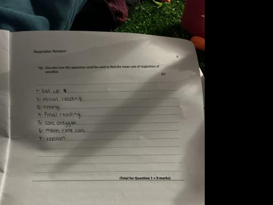 Photo of a course on  Woodlice Respiration Rate Measurement