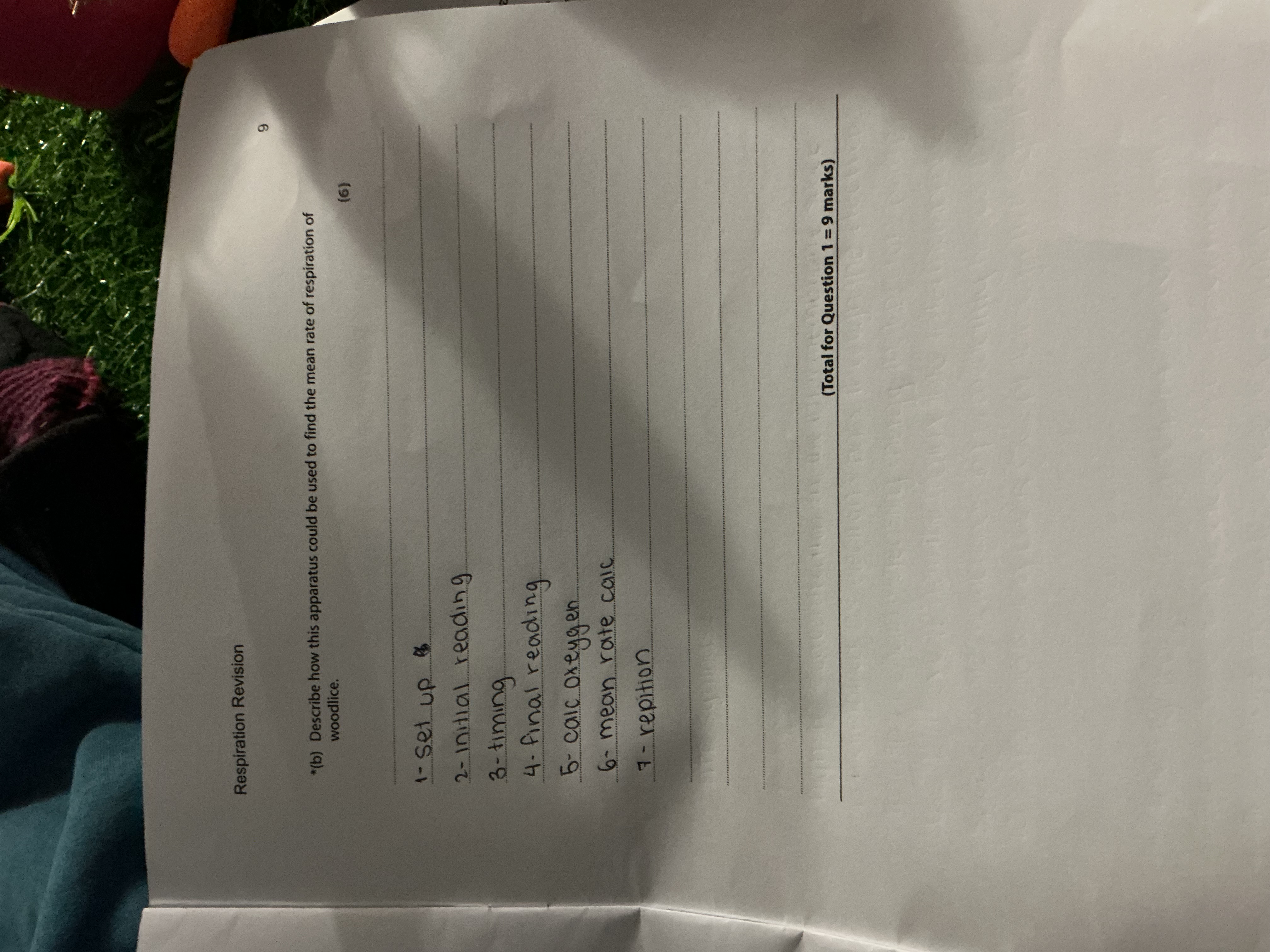 Photo of a course on  Woodlice Respiration Rate Measurement