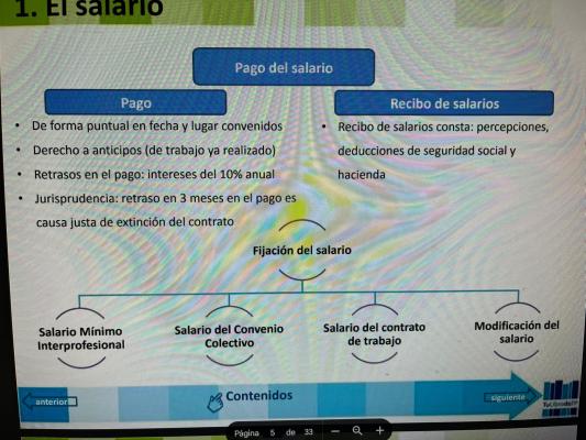 Foto de un curso de  Aspectos del Pago de Salarios