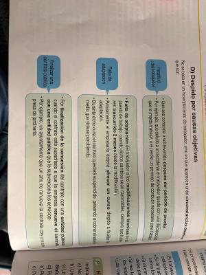 Foto de un curso de  Causas Objetivas de Despido