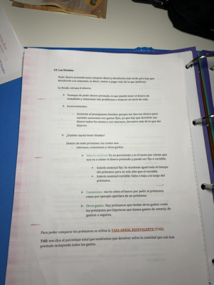 Foto de un curso de  Conceptos Básicos de las Deudas