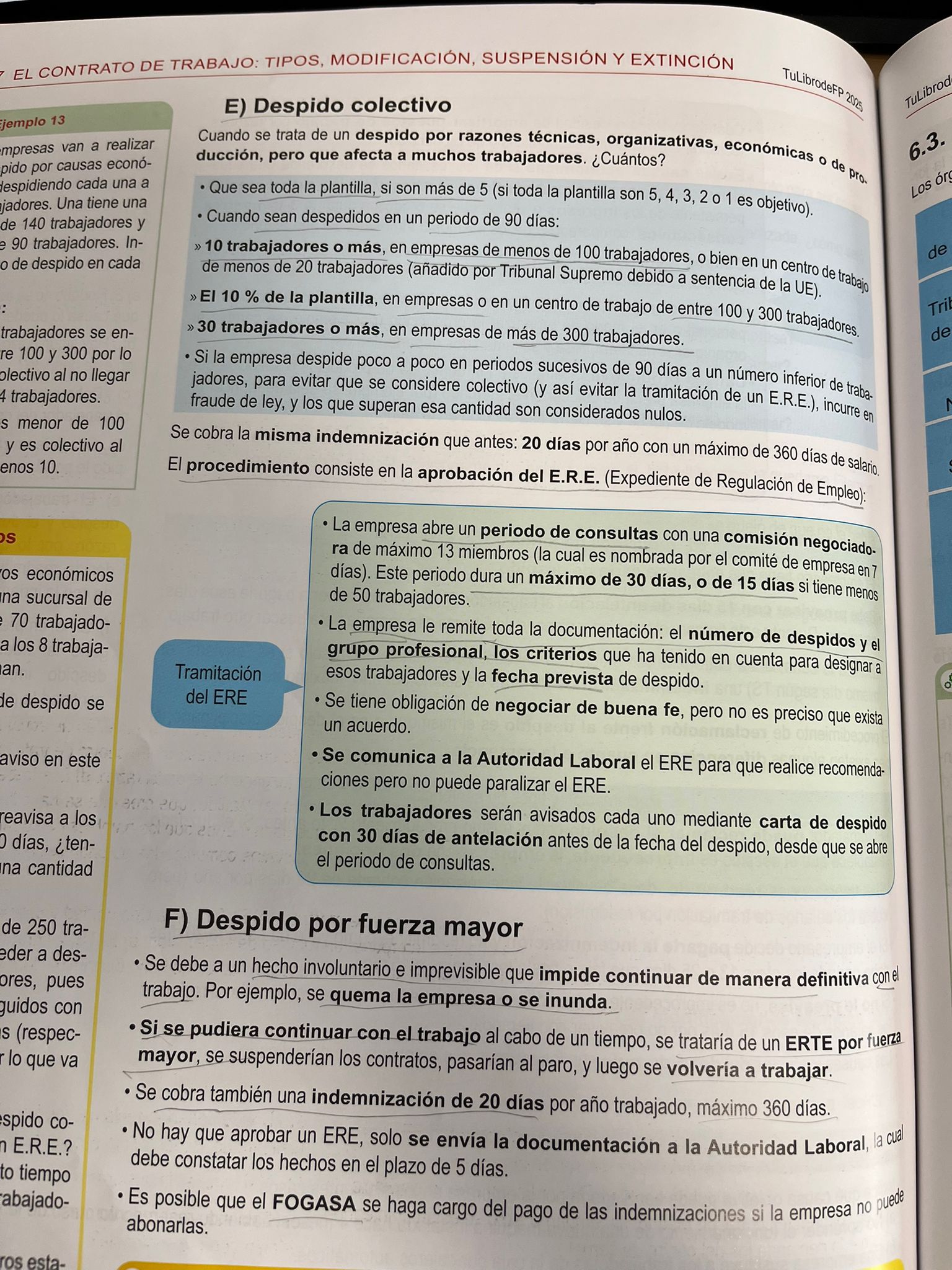 Foto de un curso de  Despido colectivo y fuerza mayor