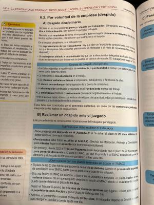 Foto de un curso de  Despido disciplinario y procedimientos legales