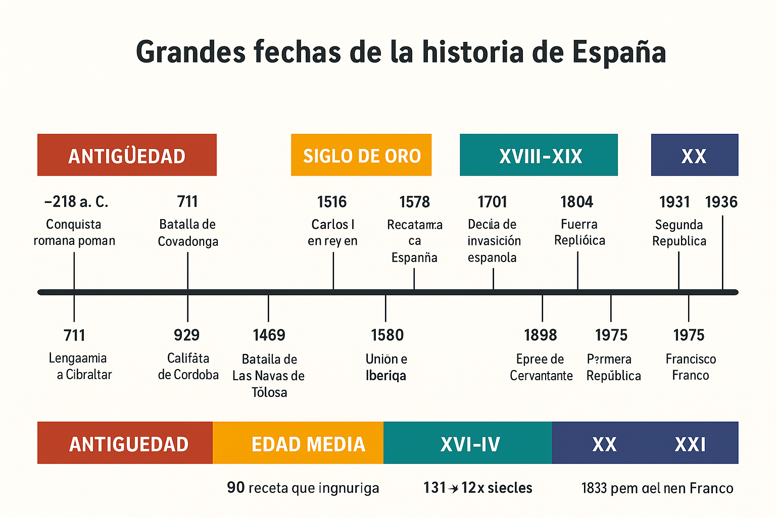 Foto de un curso de  Fechas Clave Historia de España