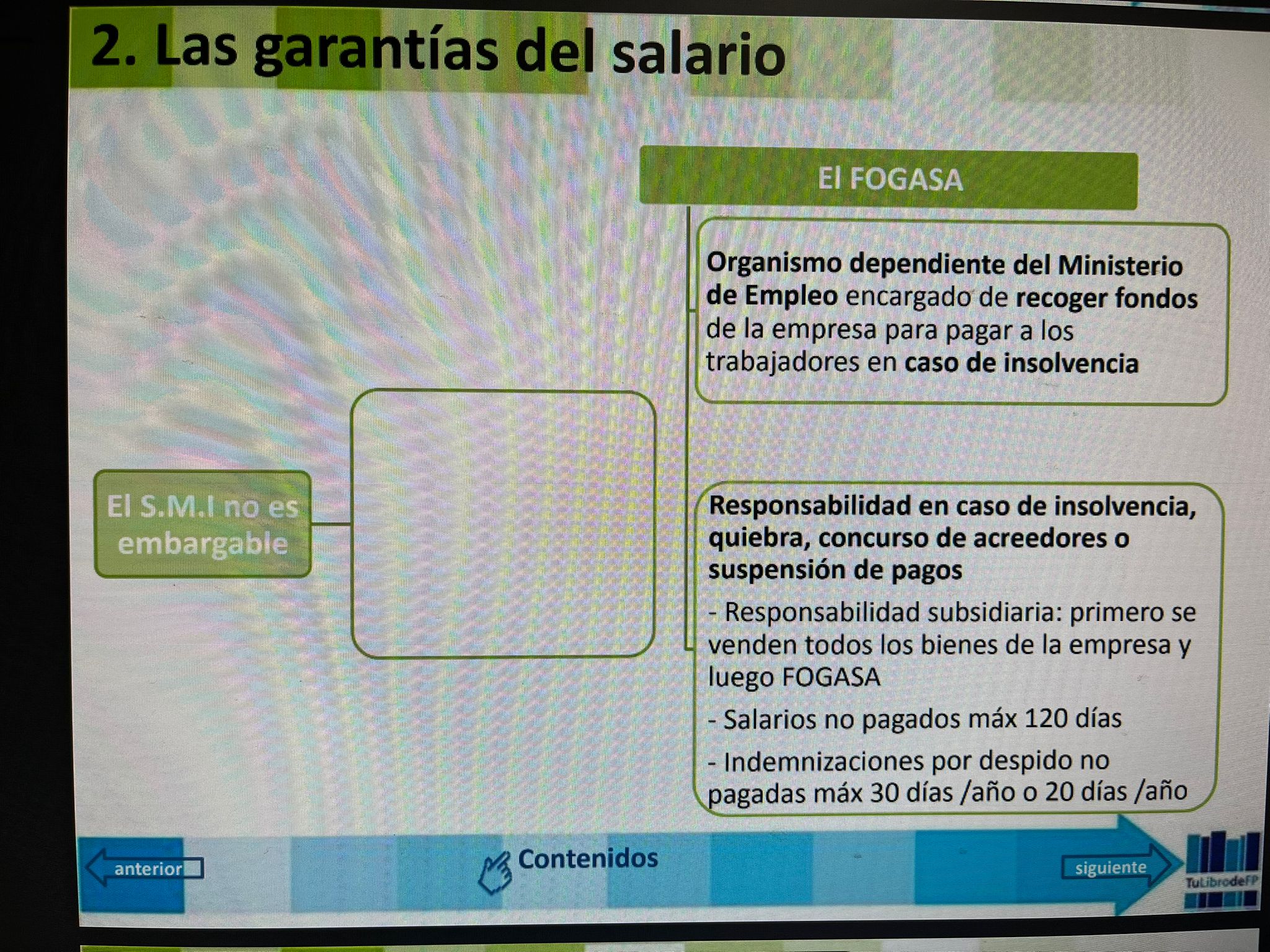 Foto de un curso de  Garantías del salario en insolvencia