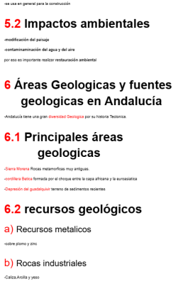 photo  Geología y recursos en Andalucía quiz