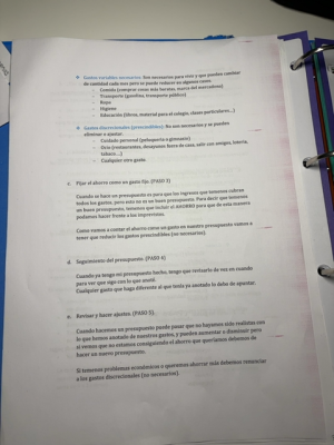 Foto de un curso de  Gestión del presupuesto personal