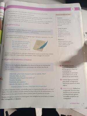 Foto de un curso de  Géneros Literarios y Ejemplos