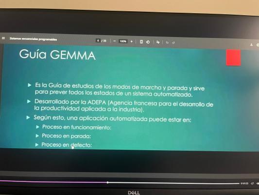 Foto de un curso de  Guía GEMMA de Sistemas Automatizados