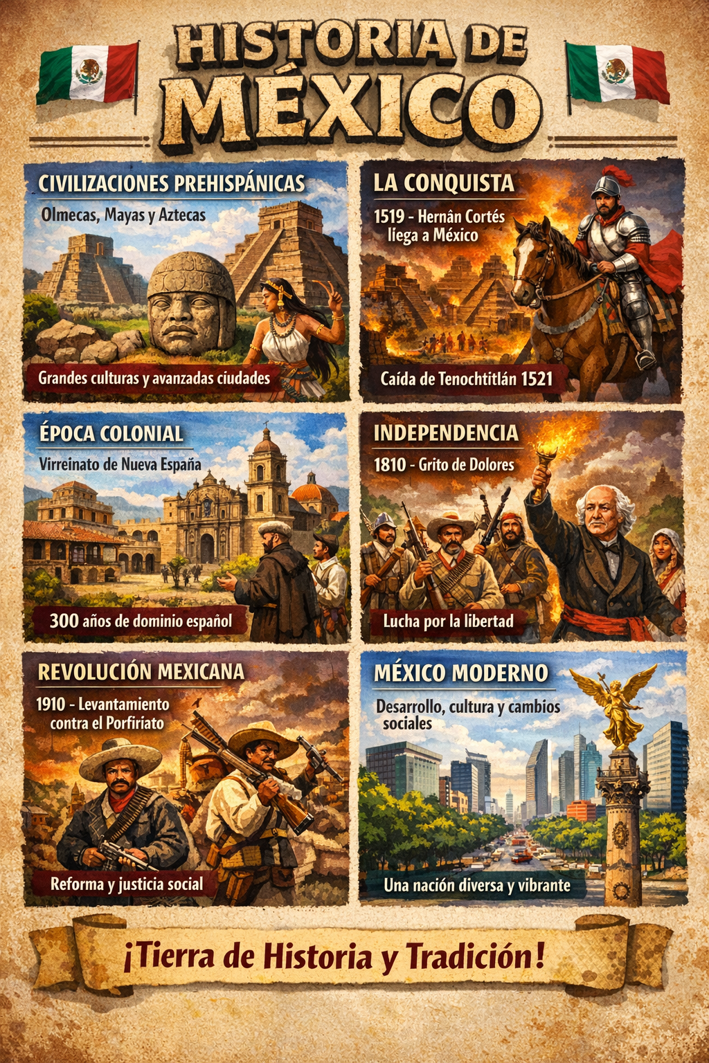 Foto de un curso de  Historia resumida de México