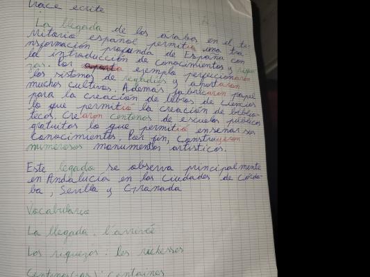 Foto de un curso de  Influencia Árabe en España