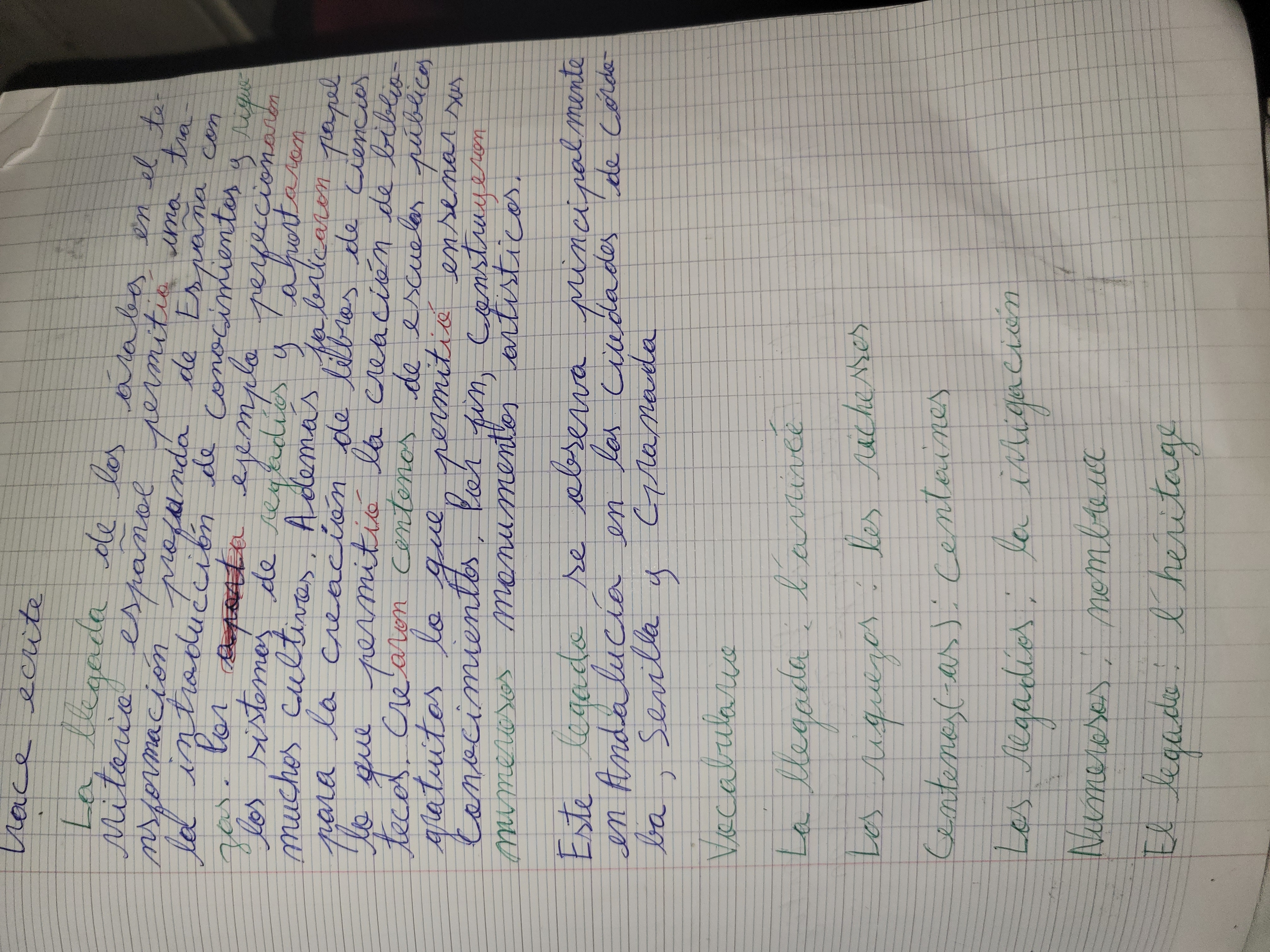 Foto de un curso de  Influencia Árabe en España