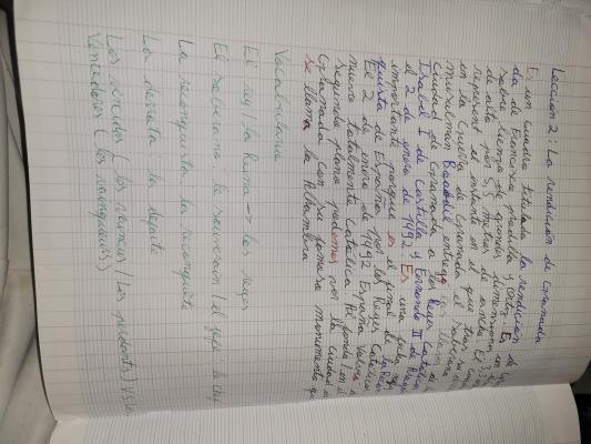 Foto de un curso de  La Reconquista de Granada