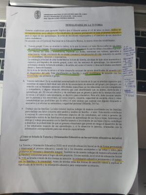 Foto de un curso de  Modalidades de la Tutoría Educativa
