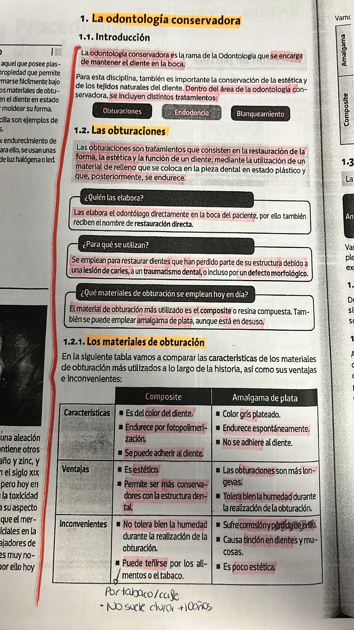 Foto de un curso de  Odontología Conservadora y Obturaciones