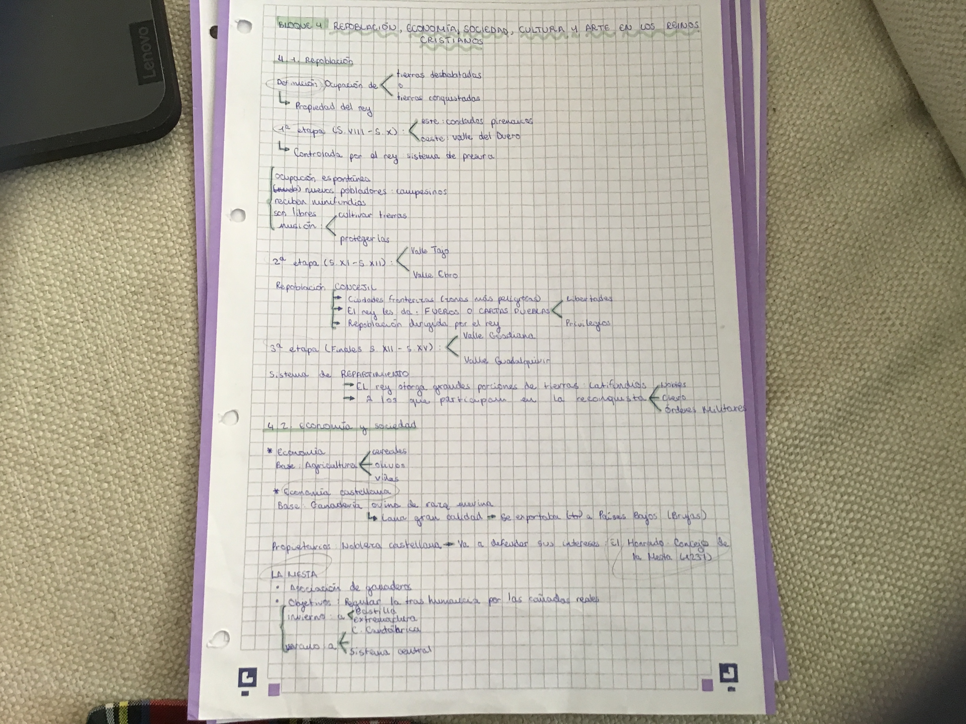 Foto de un curso de  Reproducción y economía en reinos