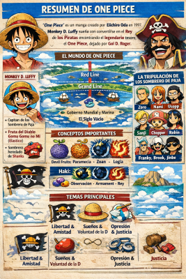 photo  Resumen del manga One Piece quiz