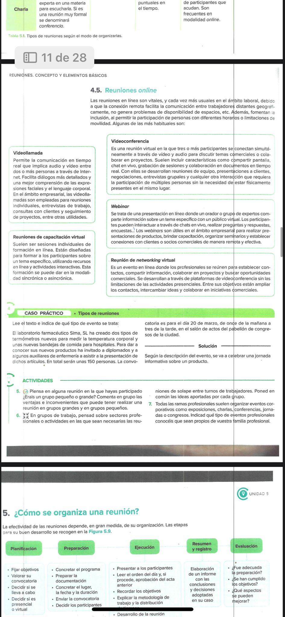 Foto de un curso de  Reuniones Online y Organización Efectiva